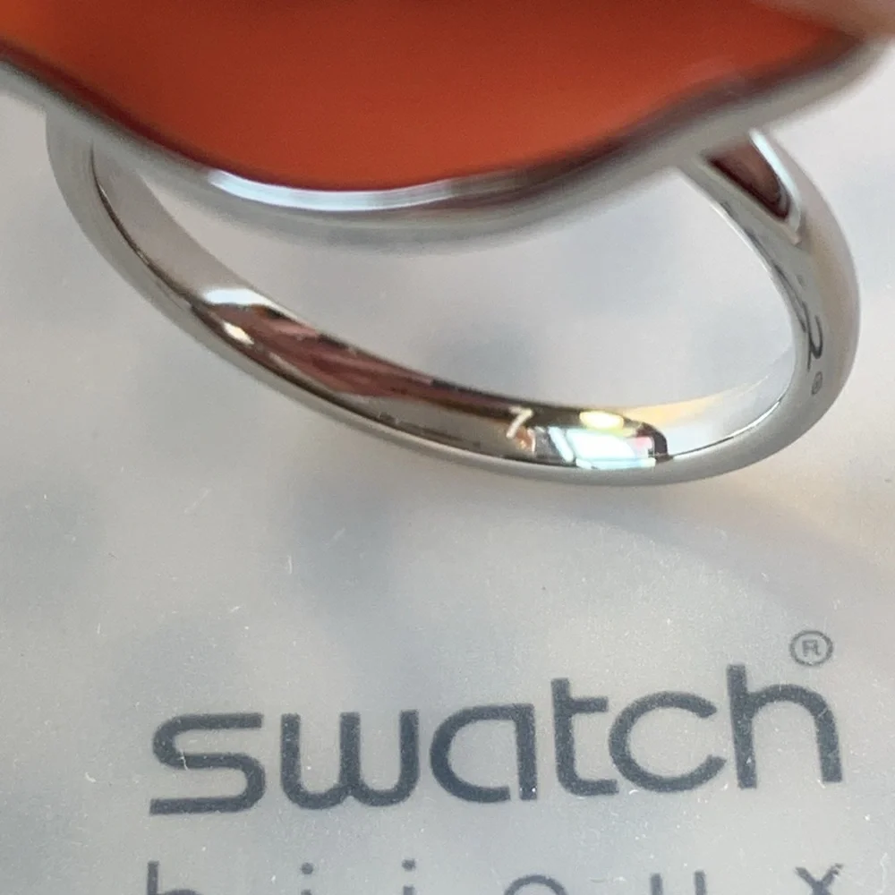 Swatch Bijoux ring - Red Pinussina - size 7 - Picture 3 of 6